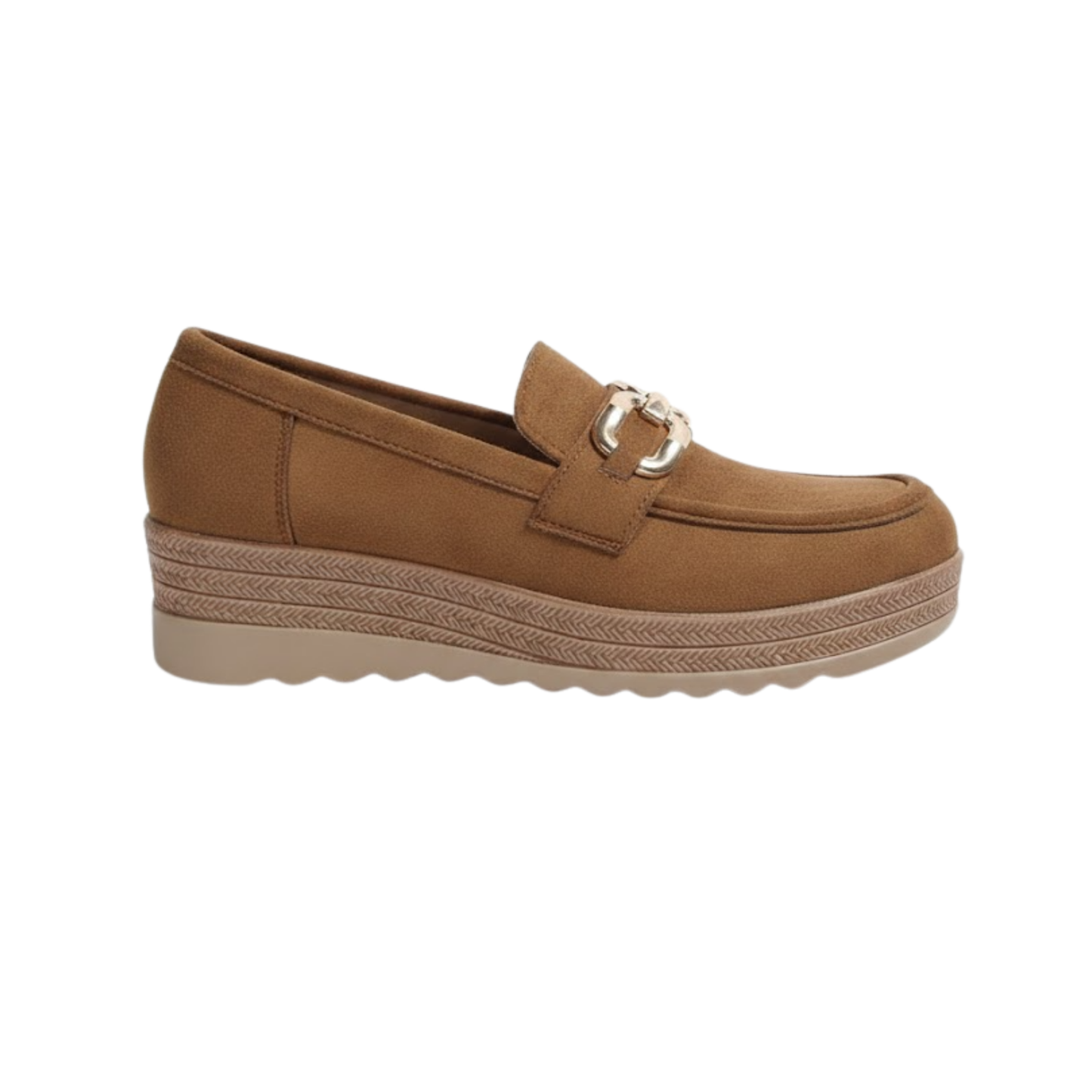 Chunky Buckle Loafers