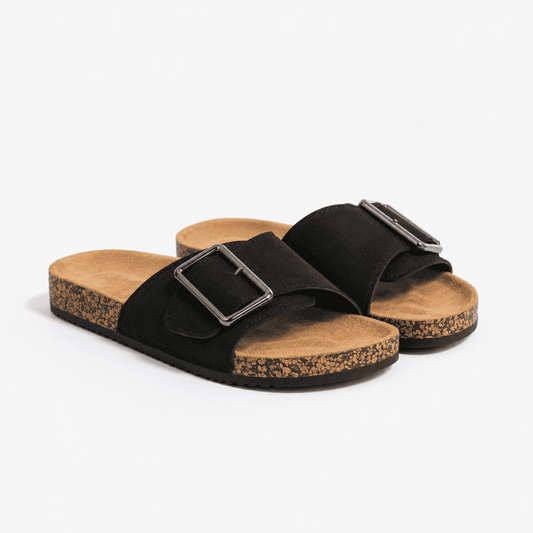 Sandales Noires Confort Quotidien