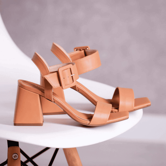 Sandales Blush à boucle – Style chic et minimaliste