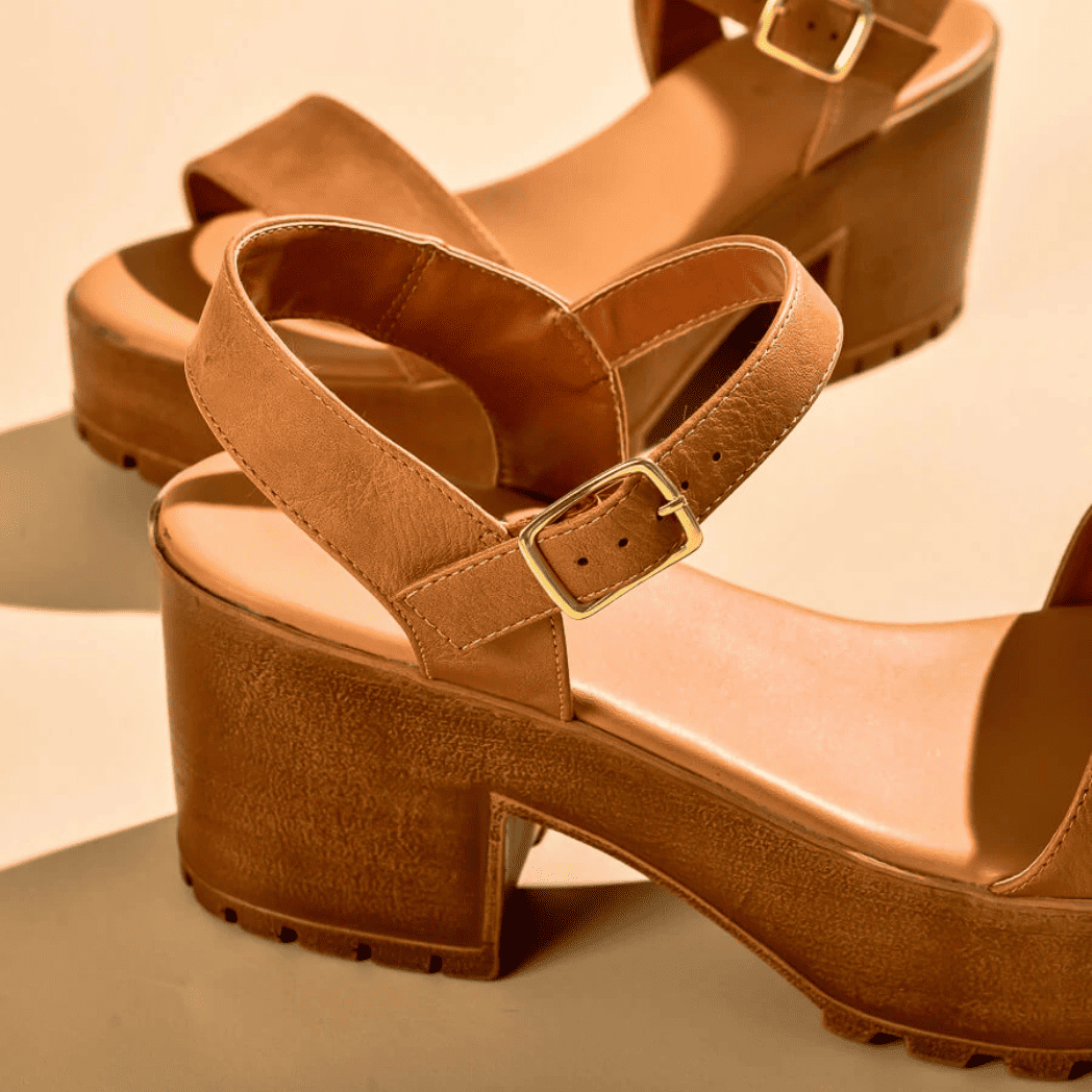 Sandale Plateforme Style Premium