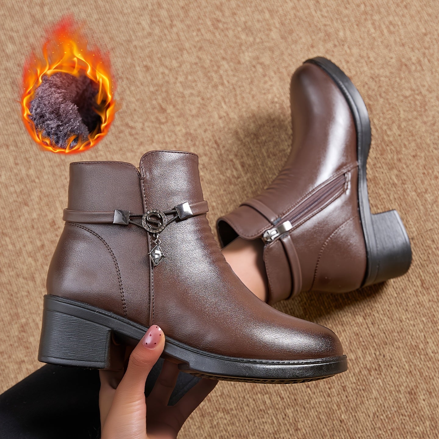 Bottes Hiver Doublure Chauffante