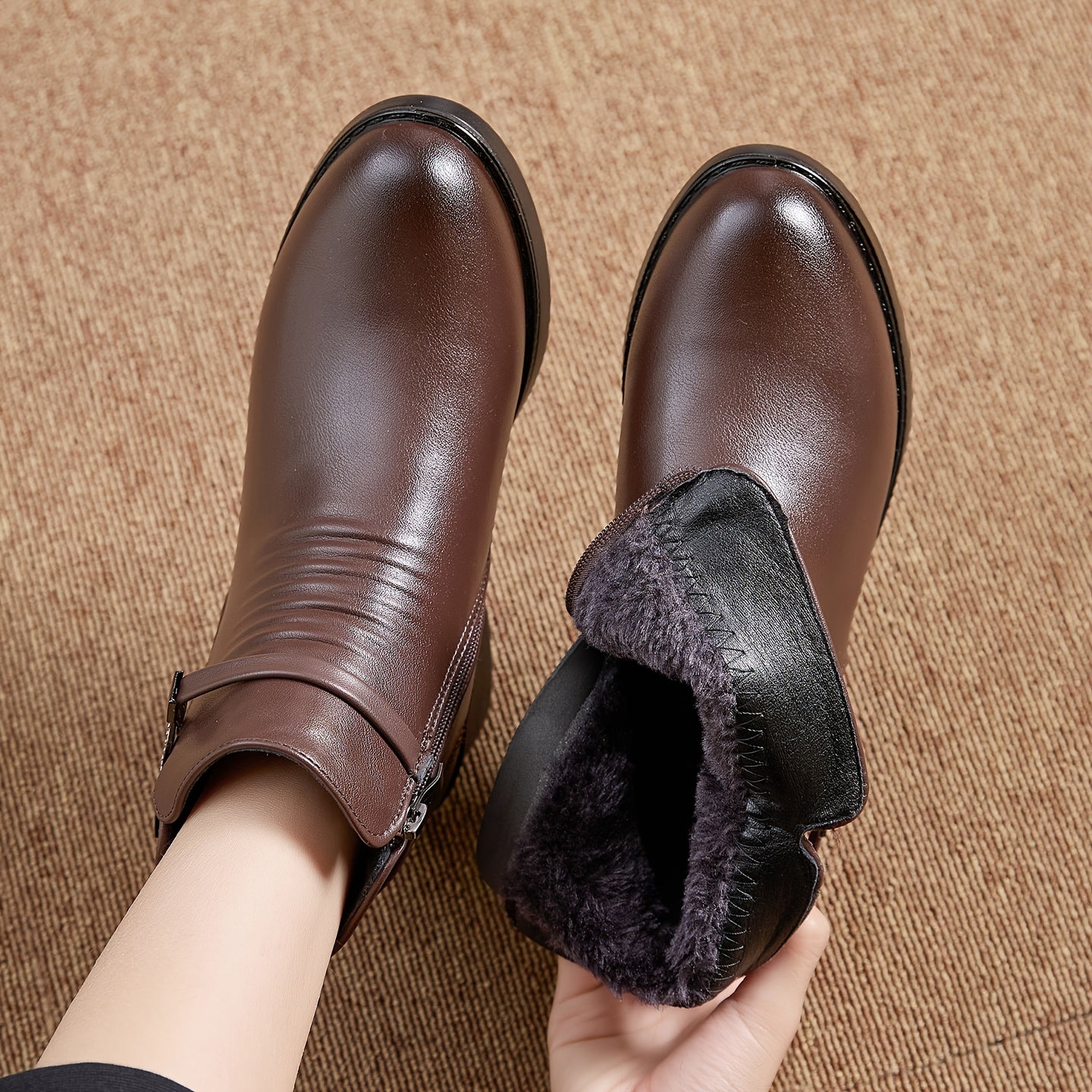 Bottes Hiver Doublure Chauffante