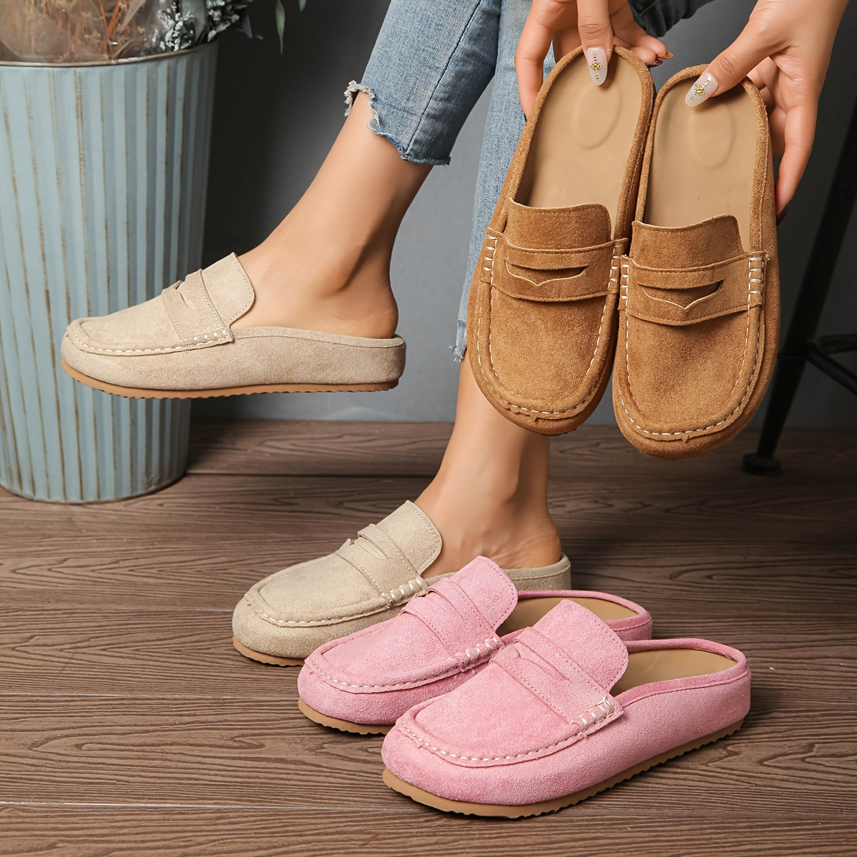 Mules Souples Élégantes